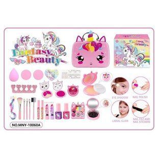 Подарунковий великий набір дитячої косметики в стильному кейсі fantasy beauty 25в1, рожевий 2917770347335 фото
