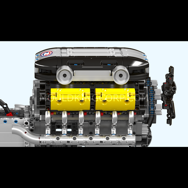 Конструктор Mould King Lambo V12 Engine & Gearbox &mdash; модель двигателя Lamborghini V12 с коробкой передач (10202) 2917770357259 фото