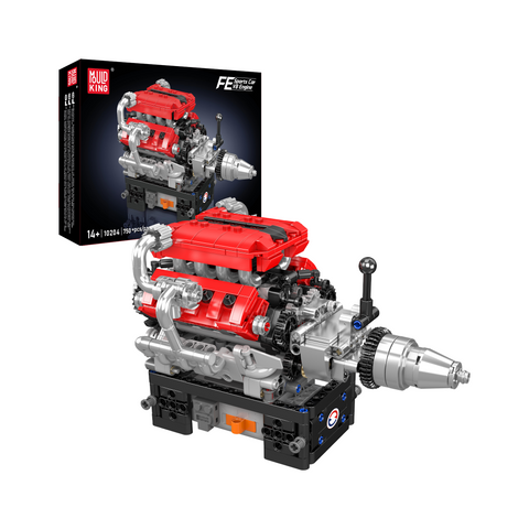 Конструктор Mould King 10204 Італійський двигун V8, 750 деталей 2917770357341 фото