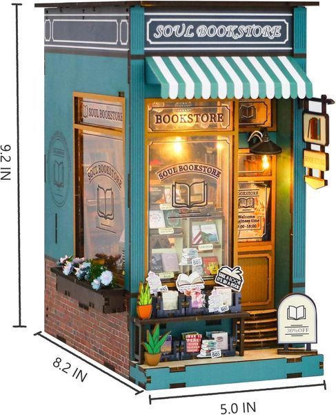 3D Румбокс DIY &laquo;Soul Bookstore&raquo; Книжная лавка M2314 2917770351820 фото