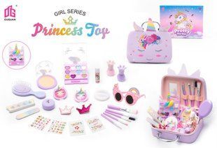 Набір дитячої косметики Princess Toy 25 предметів у валізі з сідіорогом фіолетовий 2917770347427 фото