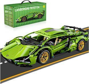 Конструктор Lamborghini Si&aacute;n Green FKP 37, 1280 деталей 2994250346347 фото