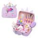 Набір дитячої косметики Princess Toy 25 предметів у валізі з сідіорогом фіолетовий 2917770347427 фото 3