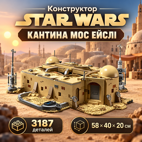 Конструктор Star Wars Кантина Мос Ейслі, 3187 деталей 2917770350960 фото