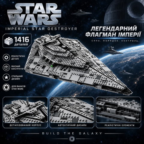 Конструктор Звездный истребитель Первого ордена Star Wars, 1416 деталей 2994250314520 фото