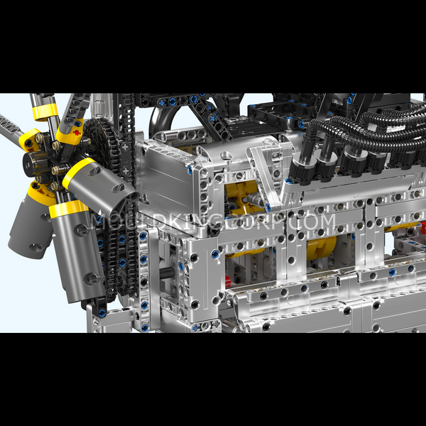 Конструктор Mould King Wankel Rotary Engine with Gearbox &mdash; модель роторного двигателя Ванкеля с коробкой передач (10214) 2917770357280 фото
