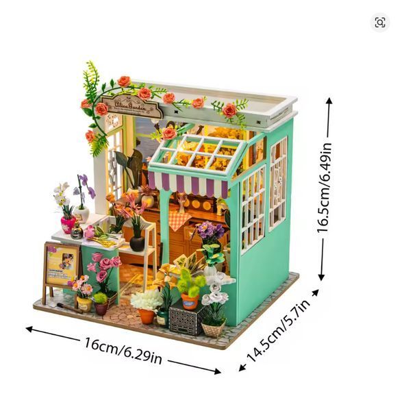 3D Румбокс DIY &laquo;Alice's Garden&raquo; + Пылезащитный купол M2507Z 2917770352025 фото