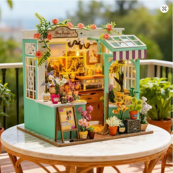 3D Румбокс DIY &laquo;Alice's Garden&raquo; + Пылезащитный купол M2507Z 2917770352025 фото