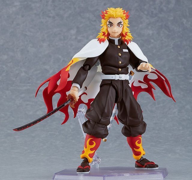 Фигурка Кёдзюро Рэнгоку из серии &laquo;Клинок, рассекающий демонов&raquo; figma 553 2917770354524 фото
