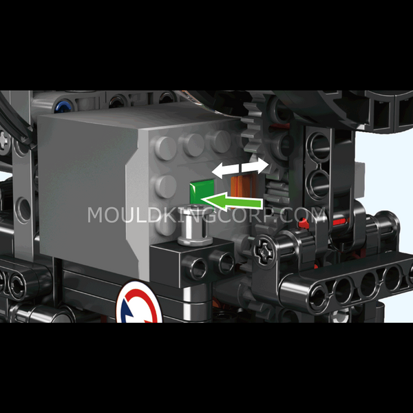 Конструктор Mould King 10216 Механическая модель турбореактивного двигателя, 1214 деталей 10216 2917770357105 фото