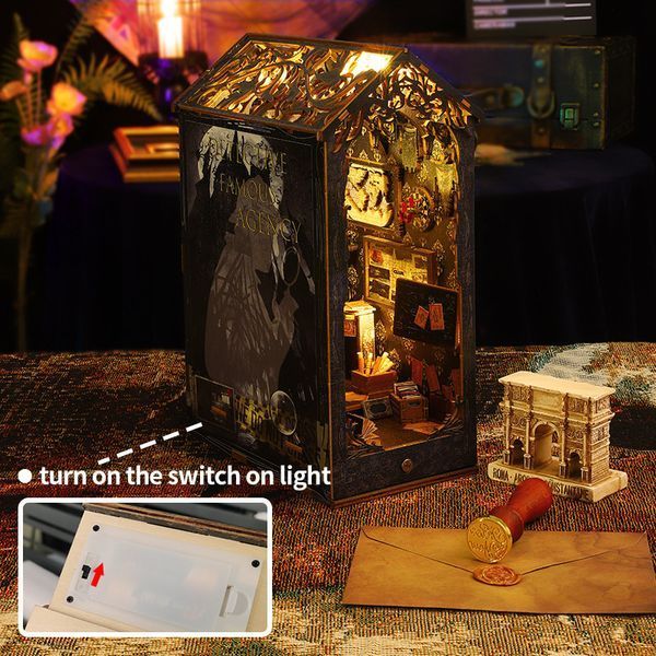 3D Румбокс DIY Бук Нук Detective Famous Agency детективне агентство (SL-07A) 2917770346796 фото