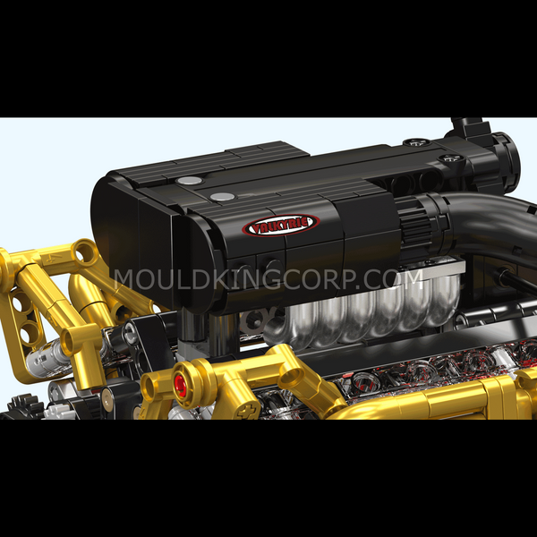 Конструктор Mould King 10224 Моторизований двигун Valkyrie V12, 974 деталей 2917770357266 фото