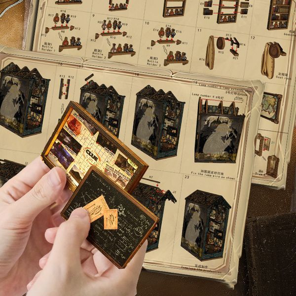 3D Румбокс DIY Бук Нук Detective Famous Agency детективне агентство (SL-07A) 2917770346796 фото