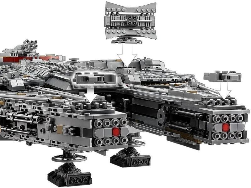 Конструктор Star Wars Сокіл тисячоліття, 7541 деталей 2917770351042 фото